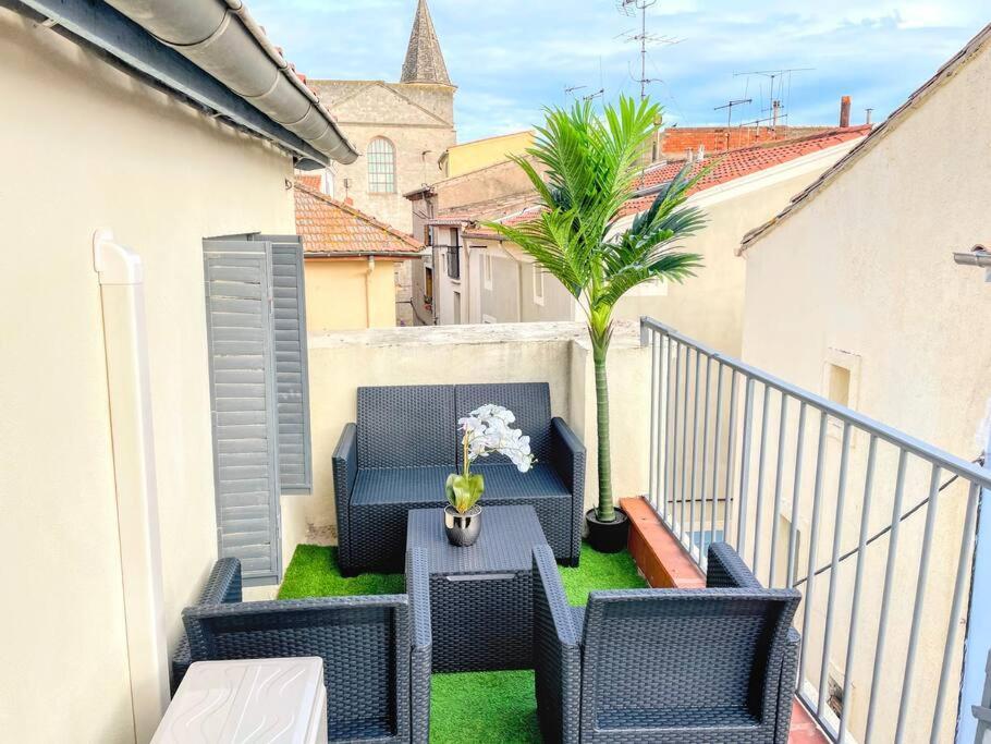 Studio Cosy - 2 Pers - Beziers - Centre - Terrasse - Clim מראה חיצוני תמונה
