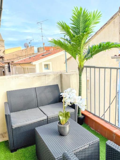 Studio Cosy - 2 Pers - Beziers - Centre - Terrasse - Clim מראה חיצוני תמונה
